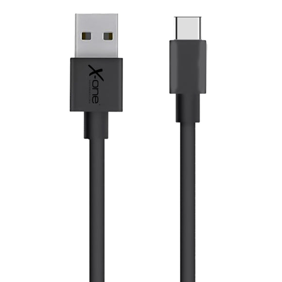 X-One Cable Tipo-C plano 2m Negro
