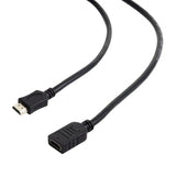 Gembird Cable HDMI (M)-(H) Ethernet 1.8 Mts Ngr