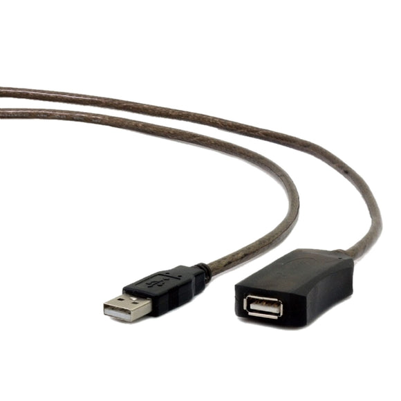 Gembird Cable Extensión Activo USB 10Mts Negro