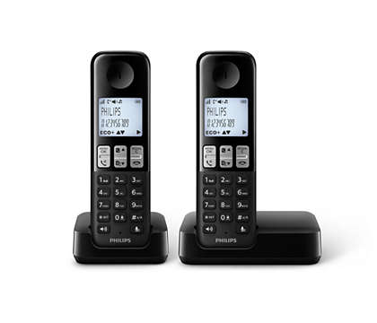 Philips Teléfono inalámbrico D2302B