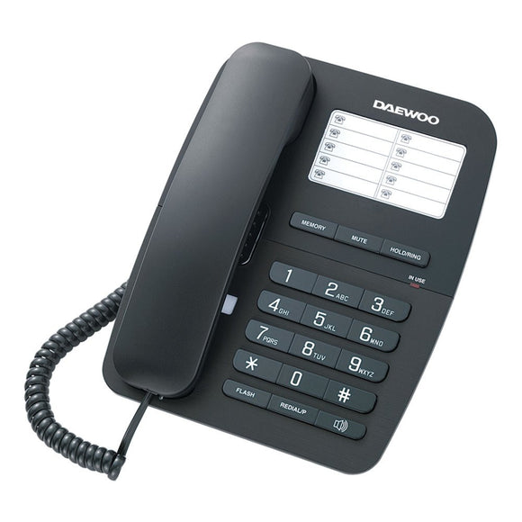 Daewoo DTC 240 Teléfono analógico Negro teléfono